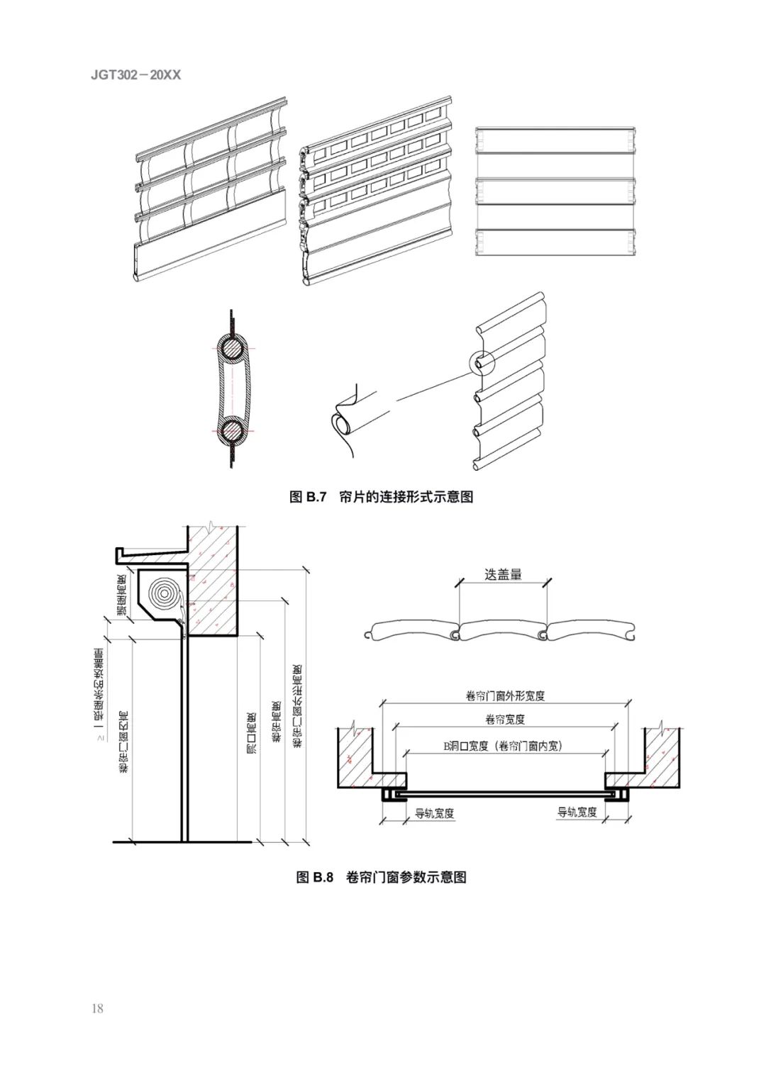 JG/T302-2022 《卷簾門窗》建筑工業行業產品標準