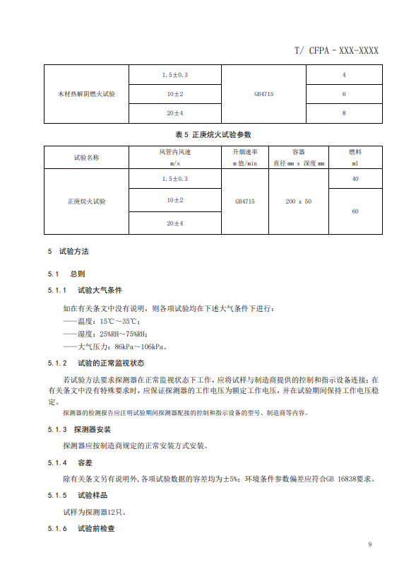 關于對《風管感煙火災探測器》（征求意見稿）征求意見的函