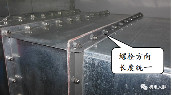 風管角鋼法蘭與薄鋼板法蘭連接注意事項