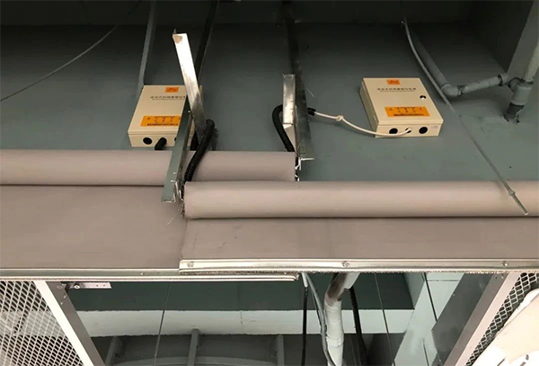 電動擋煙垂壁安裝及聯動測試
