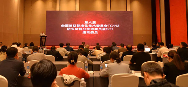 全國消防標準化技術委員會防火材料分技術委員會六屆二次會議暨標準審查會在重慶順利召開